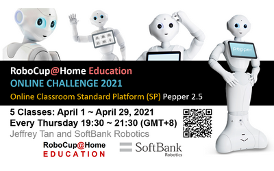 Standard Robot Platform (Pepper 2.5) Development – Online Challenge 2021
