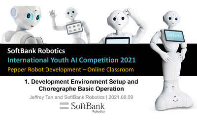 Pepper Development – International Youth AI Competition 2021