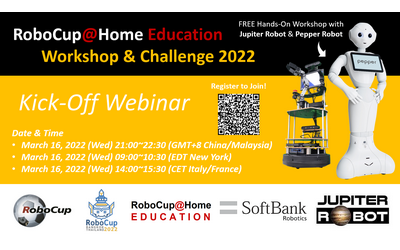 Kick-Off Webinar – RoboCup@Home Education Workshop & Challenge 2022