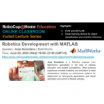 Group logo of Robotics Development with MATLAB - Invited Lecture Series